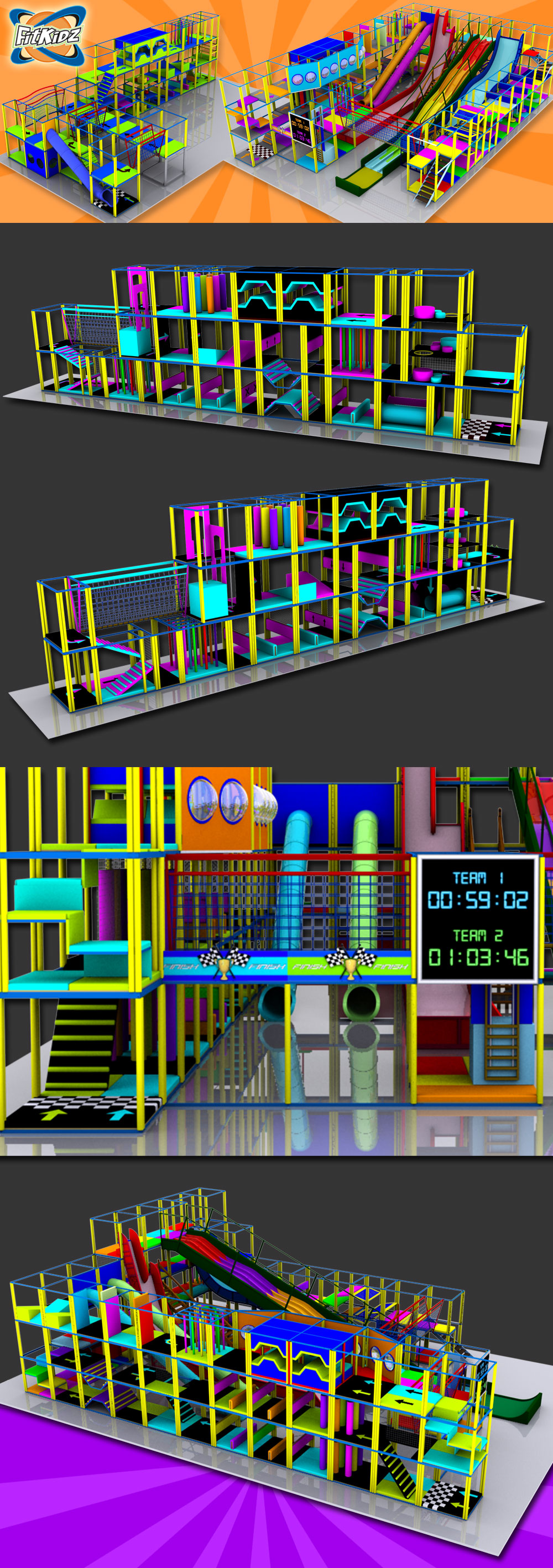 Fit Kidz Project - Indoor Play Assault Course